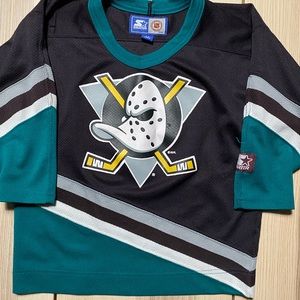 Vintage Anaheim Mighty Ducks Starter Jersey Youth M